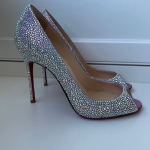 Christian Louboutin Swarovski Crystal "Sexy Strass" Pump